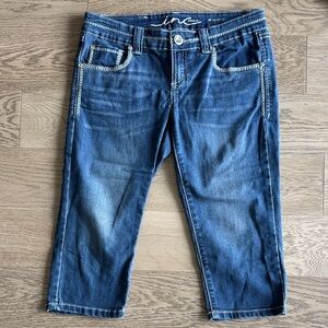 INC International Concepts Women's Blue Cropped Jeans - Size 4